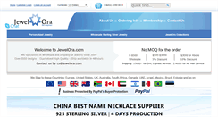 Desktop Screenshot of jewelora.com